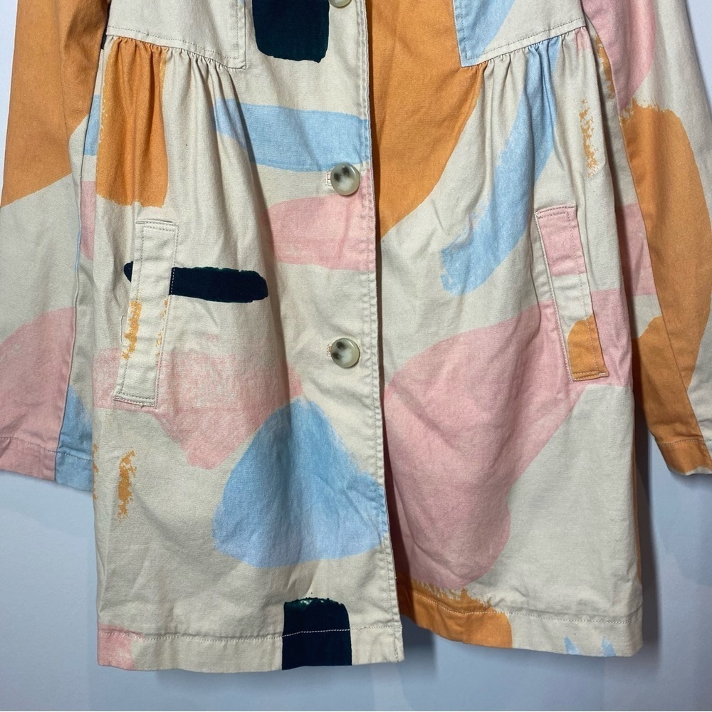 Anthropologie x Moglea Daybreak Trench Coat size 8 - Picture 8 of 14